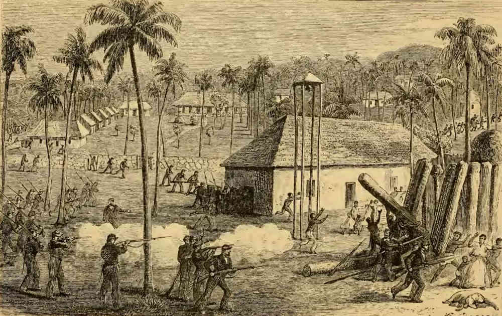 sketch of French military action at Chepenehe