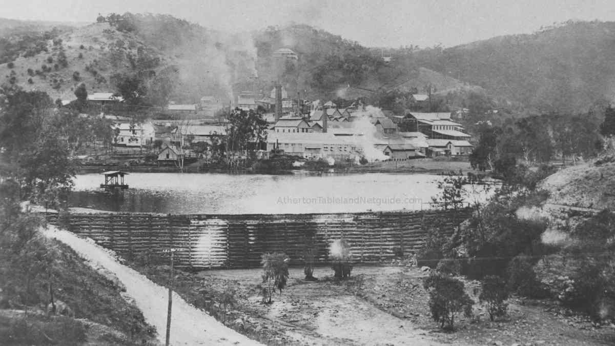 Loudon Dam, Mill and Smelter at Irvinebank in 1906